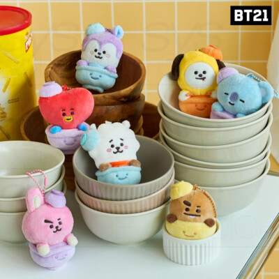 BTS BT21 Official Authentic Goods RJ Welcome Party Rice Bowl Doll
