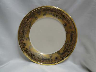 Lenox Eternal Facets, Platinum Scroll on Gold: Accent Luncheon Plate (s), 9 3/8''