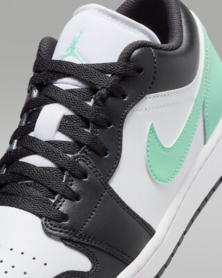 ☆送料無料☆ NIKE AIR JORDAN 1 LOW GREEN GLOW ☆ Nike Air Jordan 1 Low Sneakers Shoes White/Green Glow/Black
