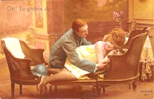#H4026      ROMANTIC   REAL PHOTO     POSTCARD,