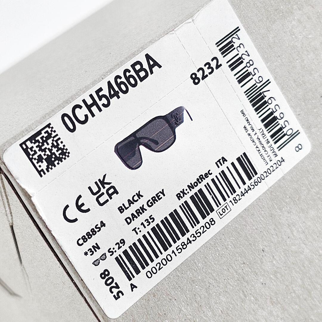 CHANEL sunglasses 5466B C888/S4 black with Case New | eBay