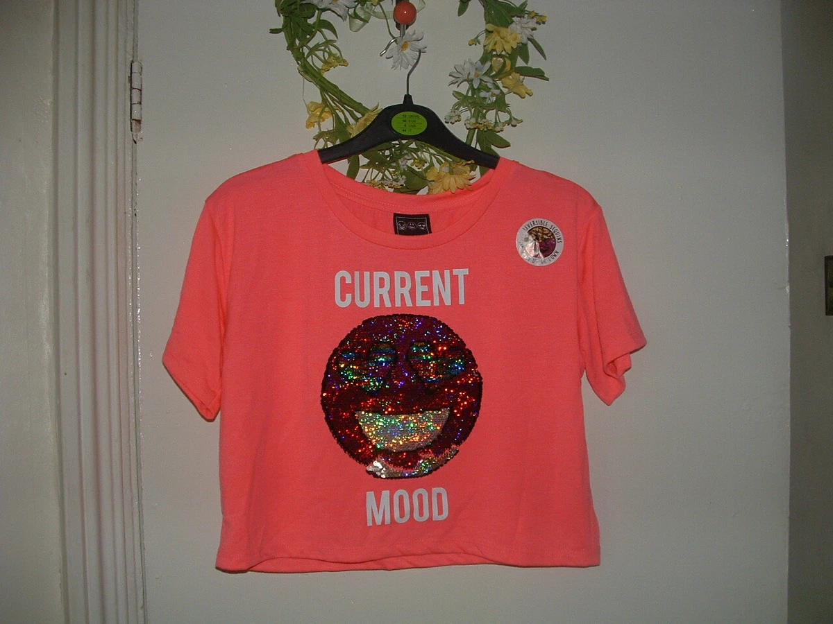 flip sequin emoji shirt