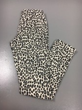 Children  s Place Girls 14 Black White Cheetah Leopard Stretch Jeggings Pants
