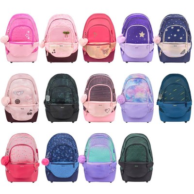 Belmil Schulrucksack Mädchen Jungen Premium Set mit Bauchtasche ab 3. Klasse