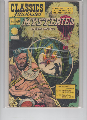 Classics Illustrated by Gilberton Publishing  #40. Mysteries