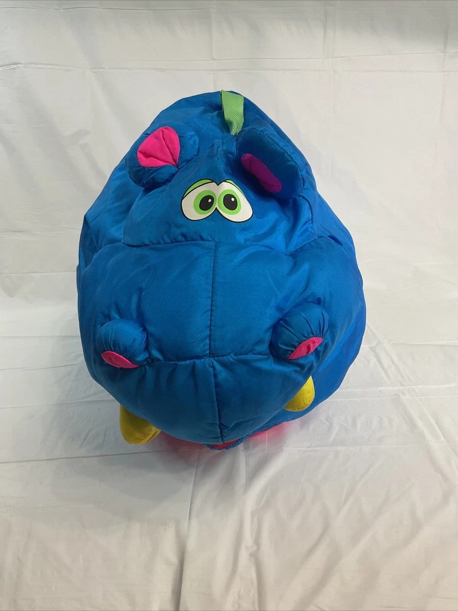 Vintage 1994 Fisher Price BIG THINGS Puffalump BLUE Rhino RHINOCEROUS  16u0026#034; PLUSH | eBay