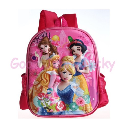 3D Brand New Disney Princess High Quality Backpack Bag Kids Toddlers Girls - 第 2/3 張圖片