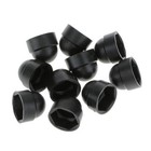 <!--F#f_0-->M10 (10mm) Black Domed Plastic Nut / Bolt Cover Caps 17MM Spanner - PK 10<!--F/-->