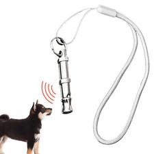 Dog Training Whistle Ultrasonic Adjustable High Pitch Call Recall Stop Barking