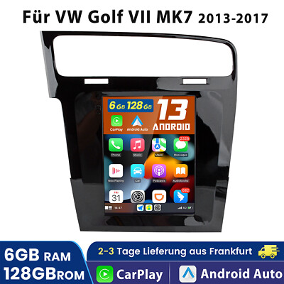 9.7''Android 13 6+128G Carplay Autoradio GPS DSP BT Für VW Golf VII MK7 2013-2017