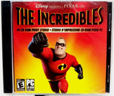 Sealed Disney The Incredibles PC-CD ROM Print Studio By Pixar 2006 CD-ROM