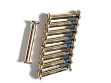 8 + 1 St&uuml;ck Achsen Axles Schrauben 6mm -  28 mm 40 mm f&uuml;r Skates Inliner