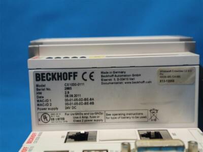 Beckhoff CX1030-0111 + CX1030-N000 + CX1030-N010 + CX1030-N060 PLC
