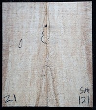 Spalted Maple 121 Knife Scales 5"x 2.1"x 7/16" note defects