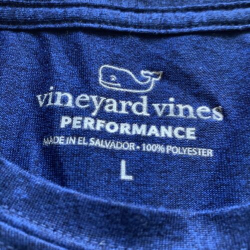 Vineyard Vines Performance Long Sleeved Hiking Running Tee Shirt Mens Size Large - Picture 3 of 12