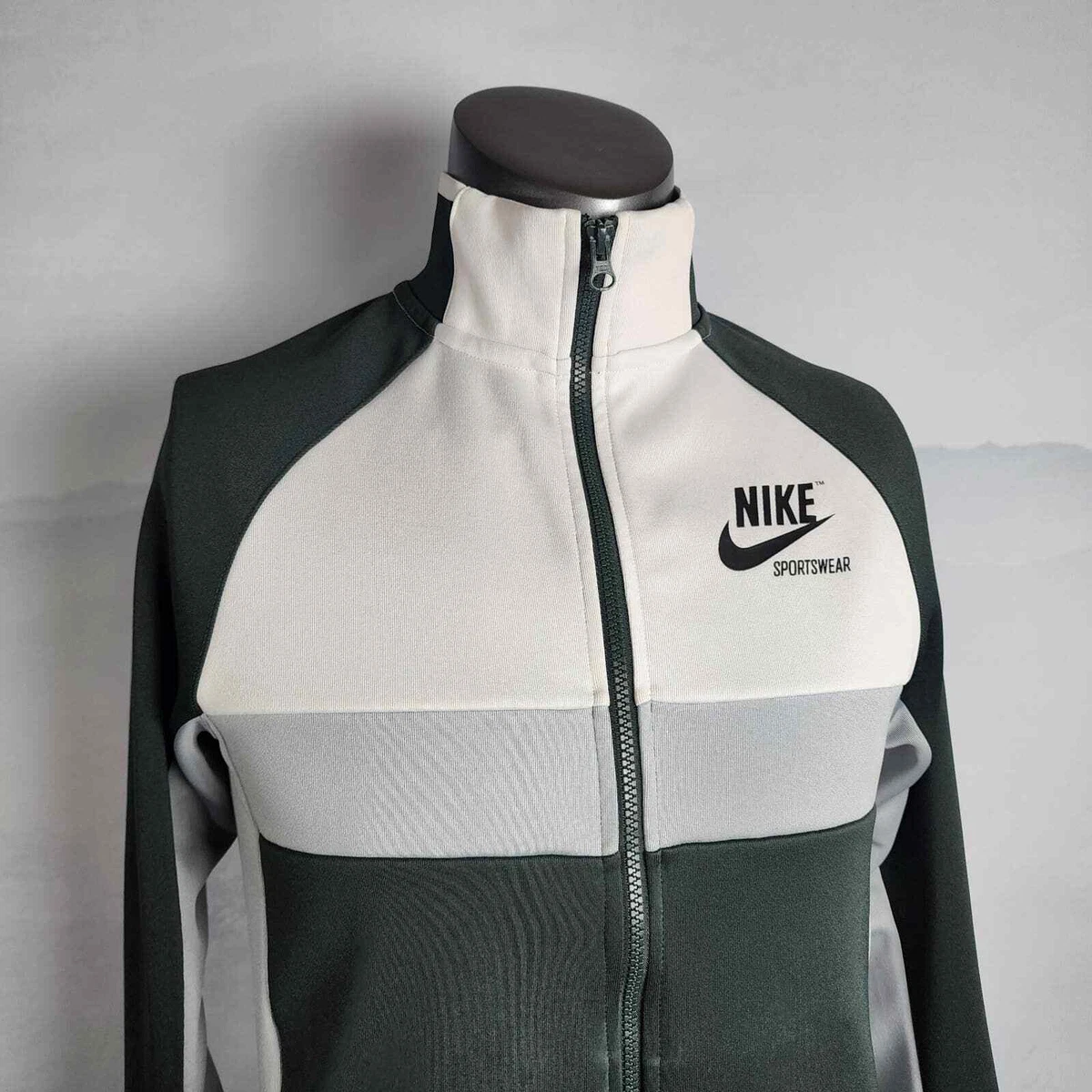 Nike Archive Track Jacket in Outdoor Green u0026 Sail | Men's Small | eBay