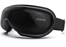 Eye Massager with Heat  Bluetooth Music,Reduce Eye Strain Improve Sleep -Black