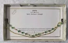 Shivam 正品宝石黄铜串珠 CHAKRAS ANKLET ~ 全新带盒!