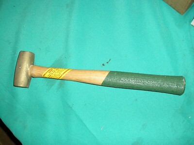 Vintage Hackett  Brass/Bronze   1.0 Pound   Non-Sparking Hammer   *NOS*