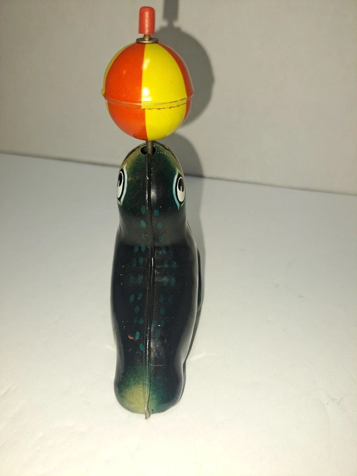 复古 Lehmann AHA 910 锡石摩擦海狮玩具 1950 年代 — 第 4/4 张图片