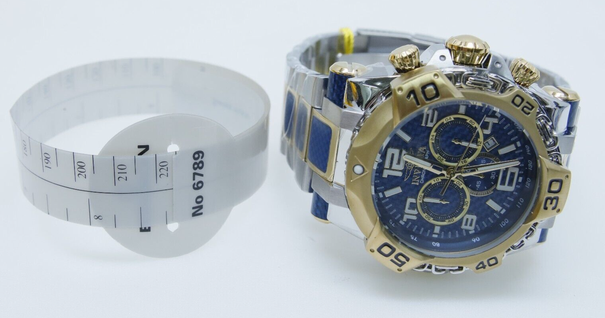 Invicta Mammoth 53mm Quartz Chrono Glass Fiber Bracelet Watch