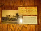 Original  Confederate Civil War General Locomotive Ticket And Souvenir Program