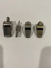 Vintage Whistles Acme Thunderer Sportcraft Traffic Special England Japan Germany