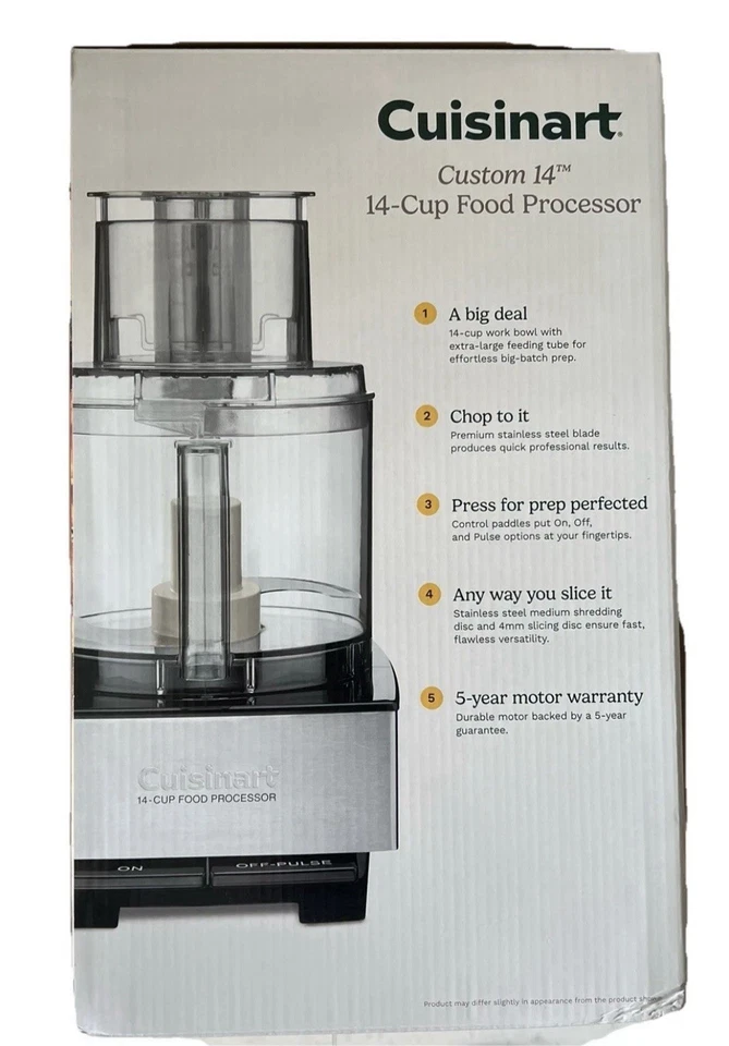 NEW Cuisinart Custom 14 14-Cup Food Processor DFP-14BCNY - Image 4 of 4