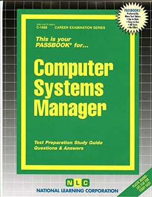 COMPUTER SYSTEMS MANAGER(PASSBOOKS) (CAREER EXAMINATION By National Learning NEW