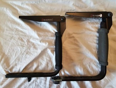Lot of 2 Stroboframe Brackets for off camera flash mounting