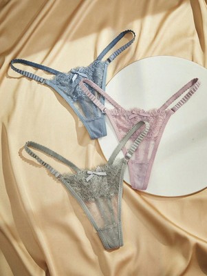 3-teiliges Set Damen G-String für Valentinstag bei Billig24