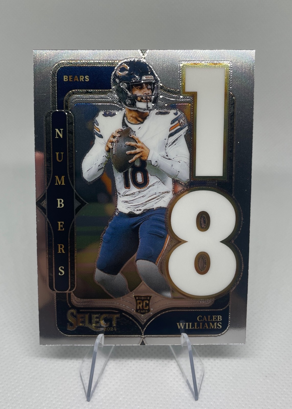2024 Panini Select - Caleb Williams Numbers #19 (RC) - Chicago Bears