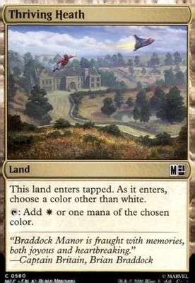 Thriving Heath 580 Common Commander: Marvel Super Heroes Magic: The Gathering NM