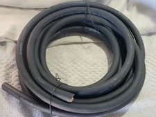 NEWInstallGear 1/0 Gauge Power or Ground Wire OFC Oxygen-Free Copper, BLACK 25' 