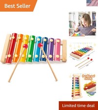 Educational Wooden Xylophone for Toddlers - Safe, Colorful, and Fun Music Toy