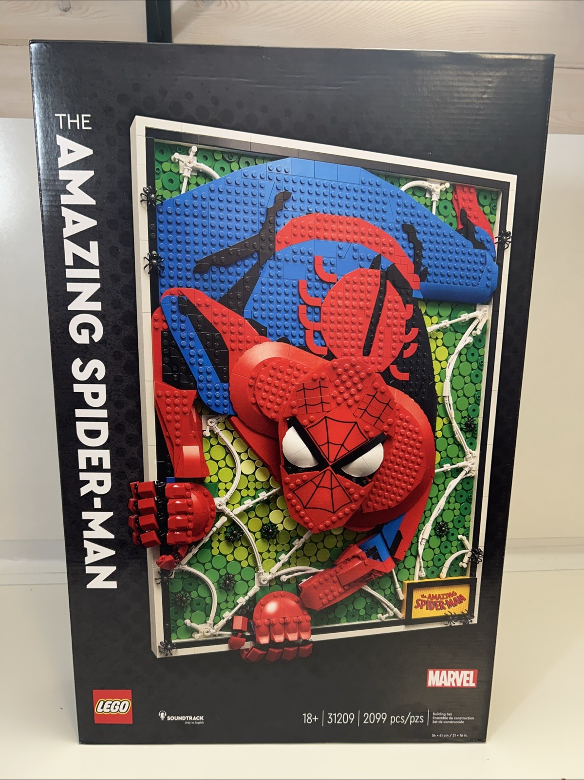 LEGO ART The Amazing Spider-Man 31209 Set Collectible
