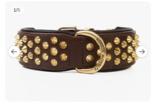 Rogue Royalty Xl Bully Dog Collar Full Grain Leather Made In Australia