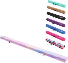 Adjustable Foldable 8Ft Gymnastics Balance Beam Strong Non Slip For Kids Adults