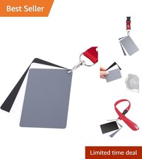 18 Grey Balance Card - Perfect Color Calibration for DSLR  Video - 3.35" x ...