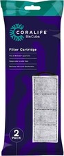Coralife BioCube Aquarium Fish Tank Water Filter Cartridge, 2 Pack 1-Pack of 2