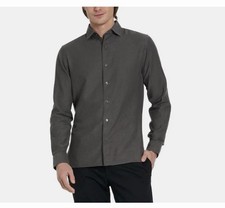 NEW Men's Ted Baker Black Long Sleeve Button-Up Shirt Size Medium