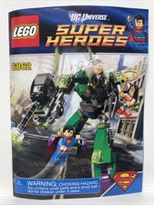 Lego DC "Superman vs Power Armor Lex" Instruction Manual Brochure NO LEGO 6862