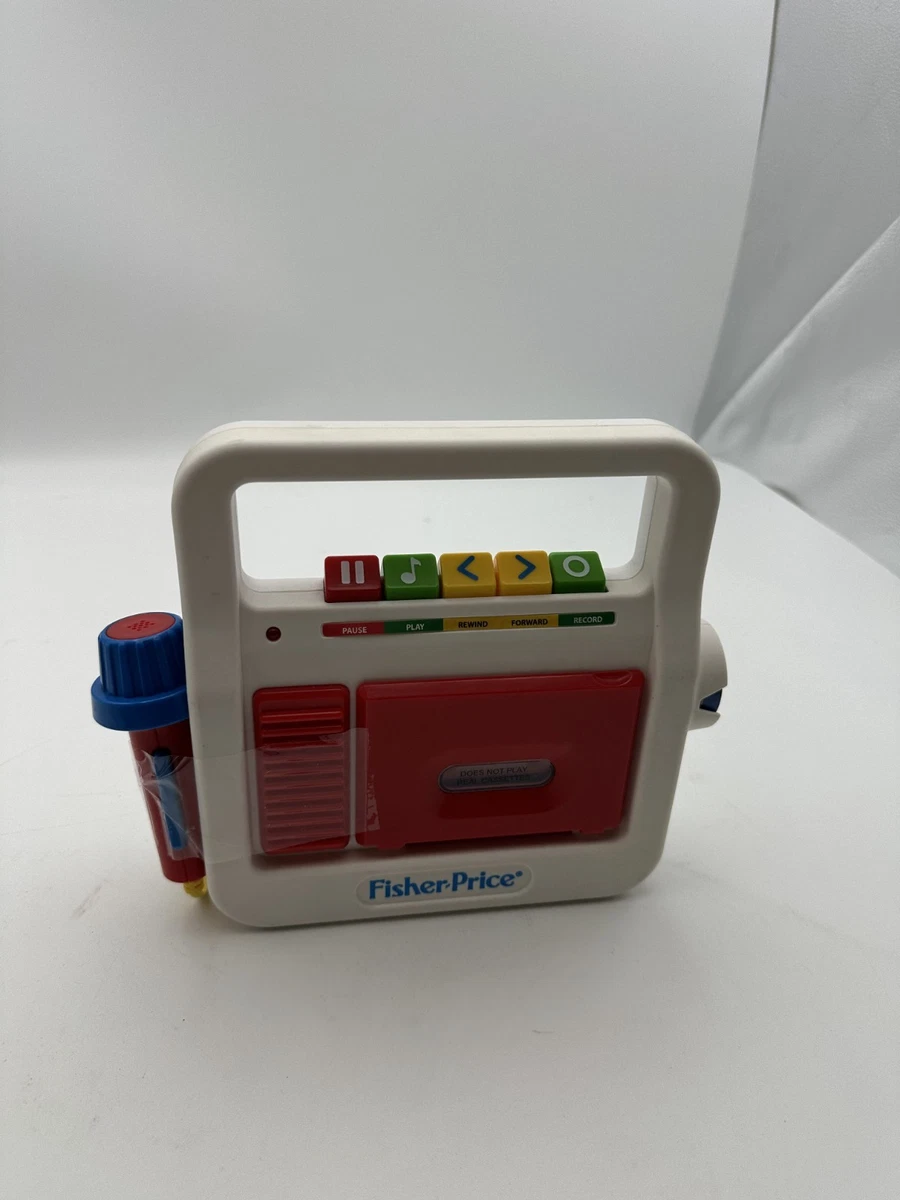 Fisher Price - Lecteur Cassette Vintage Marron Années 80 - Pour Pièces (HS)