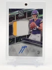 J.J. MCCARTHY 2024 SPECTRA RPA ROOKIE PATCH HYPER AUTO 60/60 #201 VIKINGS Q6846