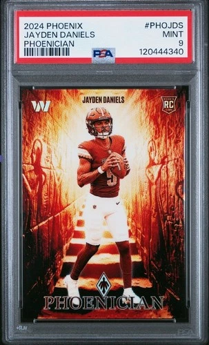 2024 Panini Phoenix Phoenician Jayden Daniels #PHO-5 Rookie PSA 9 Case Hit 🔥