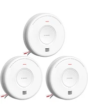 3 Pack X-Sense AC Hardwired Combination Smoke and Carbon Monoxide Detector XP06