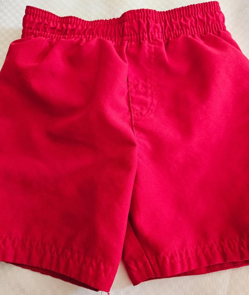 Купальный костюм/сундуки для мальчиков красный OP/размер США 18 месяцев/одежда для мальчиков купальный костюм для малышей ясельного возраста - Изображение 2 из 4