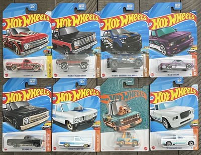 Hot Wheels Pickup Fan Bundle Chevy Blazer, Silverado, C10, Luv, Syclone, Champ
