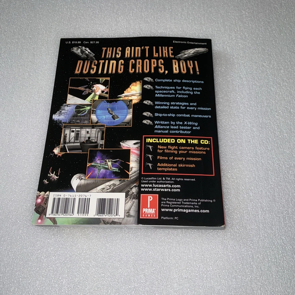 X-Wing Alliance: Prima's Official Strategy Guide by Prima used vgc no cd rare - Image 2 of 4