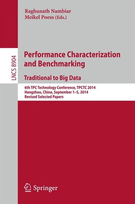 Performance Characterization and Benchmarking. Traditional to Big Data Buch xiv
